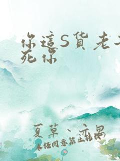 你这S货老子C死你