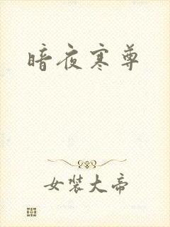暗夜寒尊