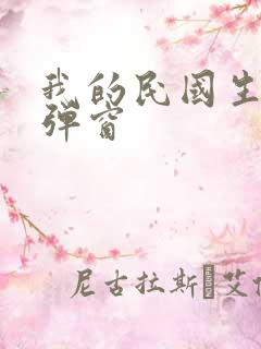 我的民国生涯无弹窗