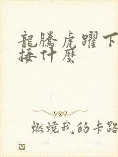 龙腾虎跃下一句接什么