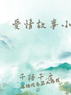 爱情故事小说