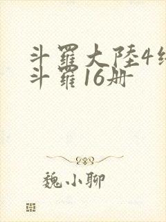 斗罗大陆4终极斗罗16册