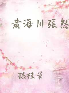 黄海川张然
