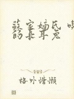 苏家嫡氏 吃肉的长耳兔