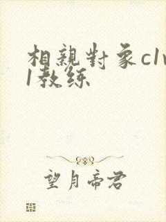 相亲对象c1v1教练