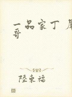 一品家丁 犀利哥