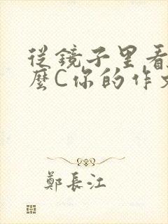 从镜子里看我怎么C你的作文