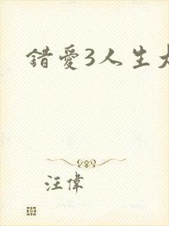 错爱3人生大事