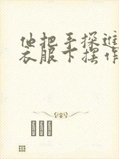 他把手探进我的衣服下摆作文