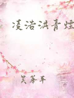 凌浩洪青烟小说