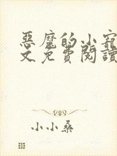 恶魔的小宠儿全文免费阅读