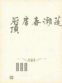 厨房春潮莲花坐顶