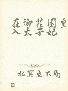 在御花园皇上进入太子妃