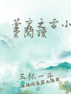 苍穹之雷小说免费阅读