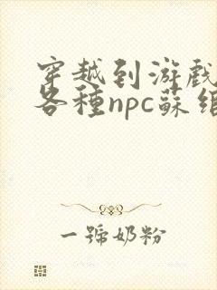 穿越到游戏里和各种npc苏绾