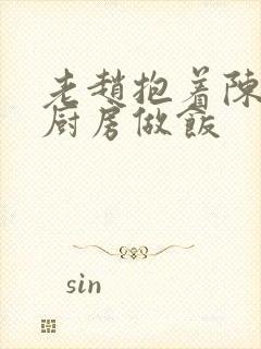 老赵抱着陈婷在厨房做饭