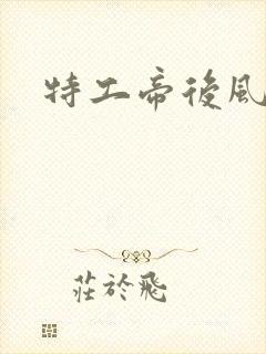 特工帝后风九少