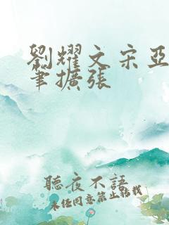 刘耀文宋亚轩用笔扩张