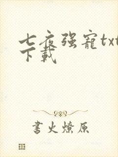 七夜强宠txt下载