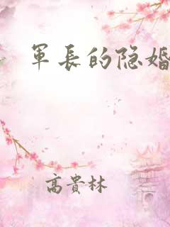 军长的隐婚娇妻