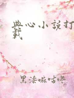 典心小说打包下载