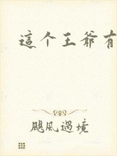 这个王爷有点坏