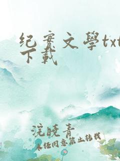 纪实文学txt下载