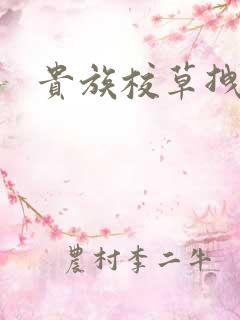 贵族校草拽拽妻