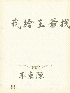 我给王爷找小三