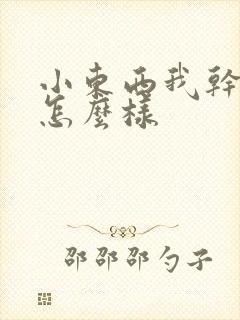 小东西我干的你怎么样