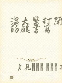 温太医打开眉庄的腿书写