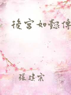 后宫如懿传小说