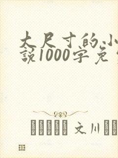 大尺寸的小黄说说1000字免费阅读