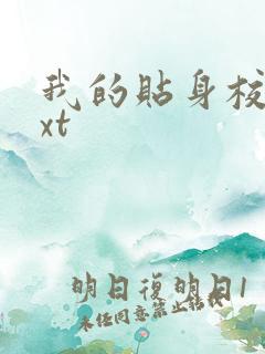 我的贴身校花txt