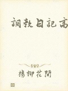 调教日记高h