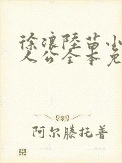 徐浪陆苗小说主人公全本免费