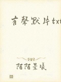 有声默片txt