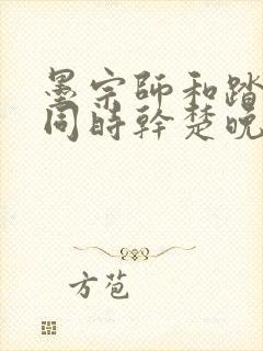 墨宗师和踏仙君同时干楚晚宁