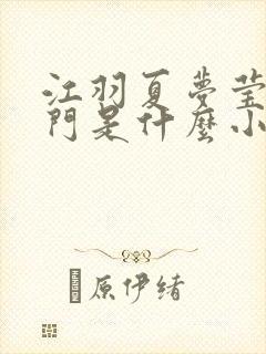 江羽夏梦莹神谕门是什么小说