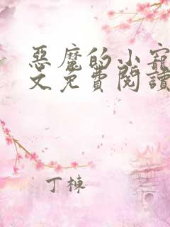 恶魔的小宠儿全文免费阅读