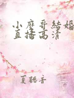 小么哥结婚视频直播高清