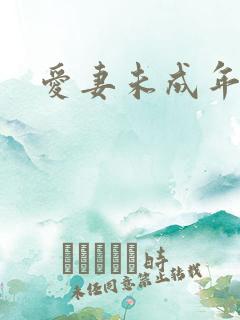 爱妻未成年