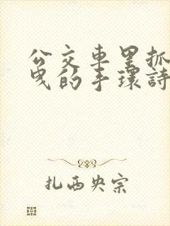 公交车里抓着摇曳的手环诗情