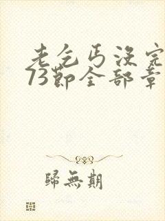 老乞丐没完没了73节全部章节内容