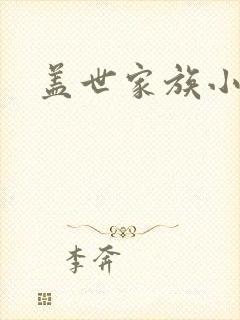 盖世家族小说