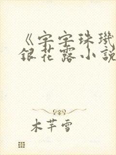 《字字珠玑》金银花露小说