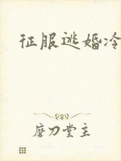 征服逃婚冷殿下