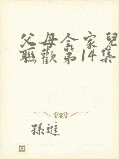 父母全家儿女大联欢第14集