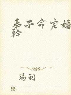 奉子命完婚 高干