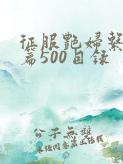 征服艳妇系列短篇500目录